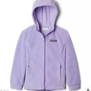 Columbia Girl's Benton Hooded Fleece Jacket Size XS (6/6X)